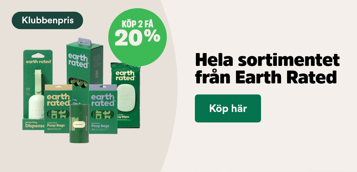 20% vid k&ouml;p av 2 p&aring; hela sortimentet fr&aring;n Earth rated f&ouml;r Klubbenmedlemmar t o m 31/1 2026