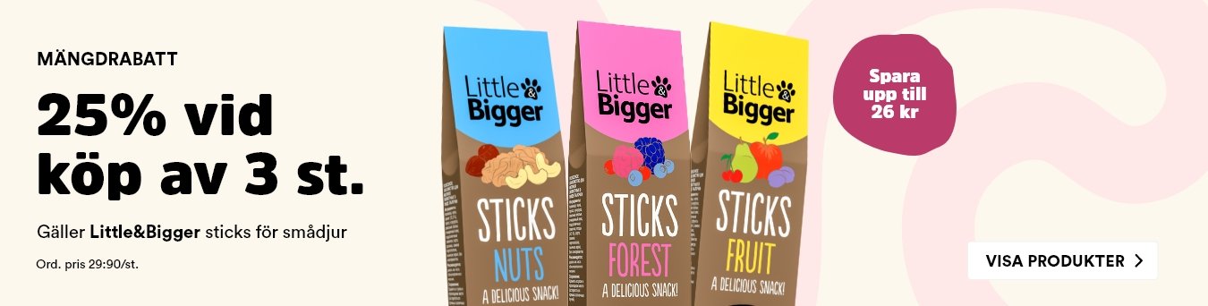 Arken Zoo Multiköp Liggle&Bigger sticks till smådjur