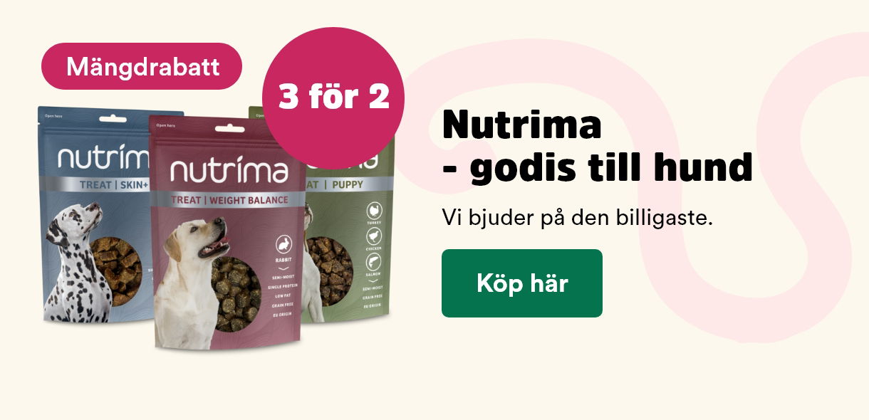 Arken Zoo Mängdrabatt 3 för 2 Nutrima hundgodis