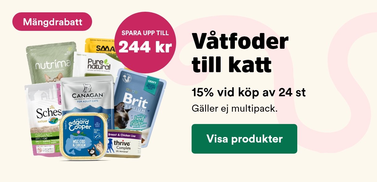 arken zoo mängdrabatt våtfoder katt
