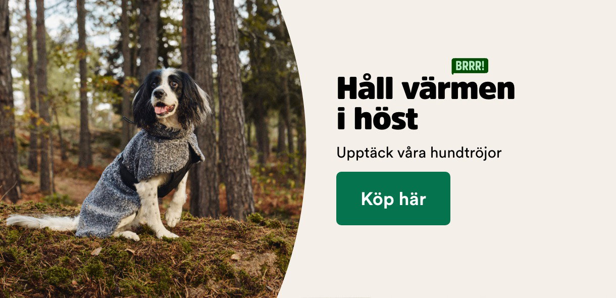 H&aring;ll v&auml;rmen i h&ouml;st, uppt&auml;ck v&aring;ra hundtr&ouml;jor - visa produkter