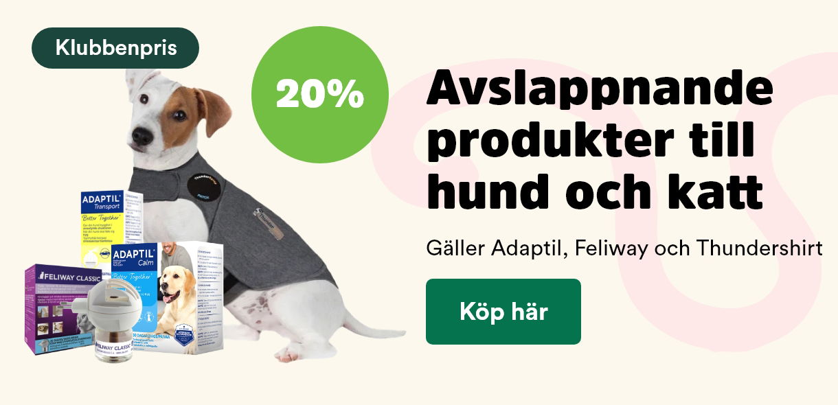Arken Zoo Startsida Mån kundkl 5/25 Adaptil, Feliway, Thundershirt