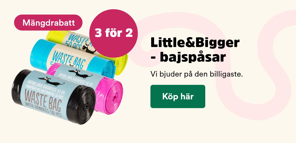Arken Zoo Mängdrabatt 3 för 2 på Little&Bigger bajspåsar