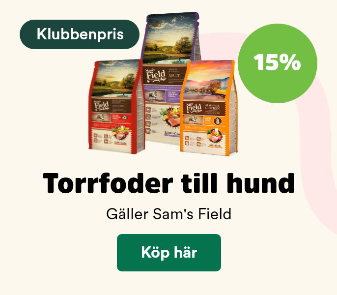 Arken Zoo Start Juli 2025 15% på sams field torrfoder till hund