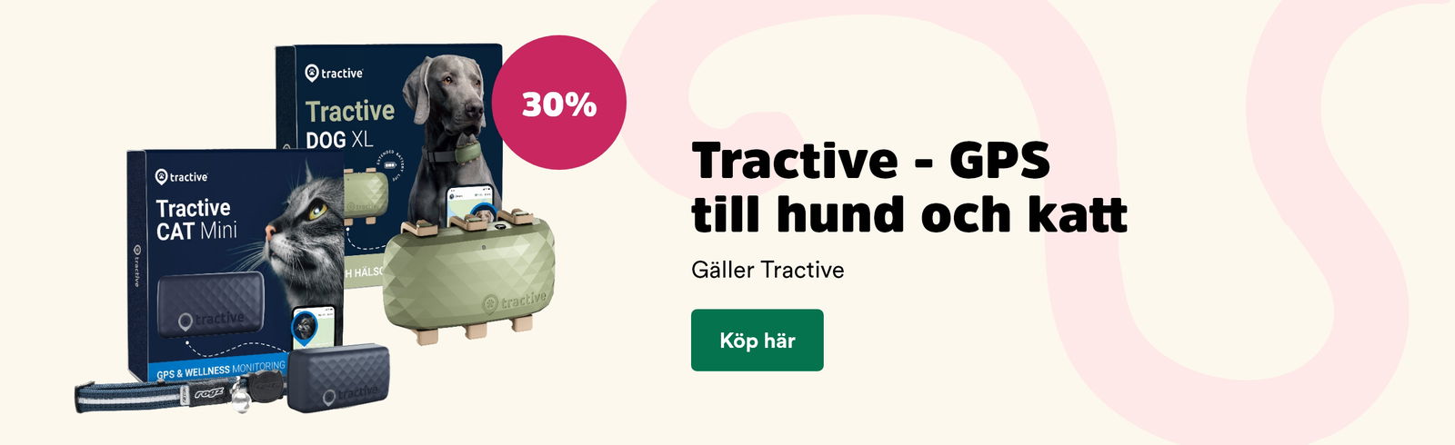 Arken Zoo Kattunge Juli 2025 30% på tractive gps