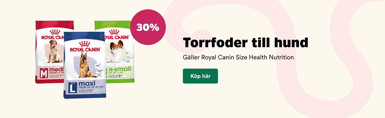 Arken Zoo Start Juni 2025 30% på Royal Canin SHN