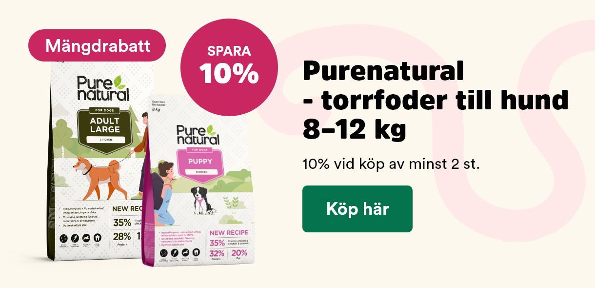 Arken Zoo Mängdrabatt Purenatural torrfoder till hund