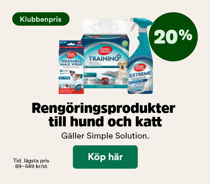 20% p&aring; Simple Solution f&ouml;r Klubbenmedlemmar t o m 31 maj, visa produkter
