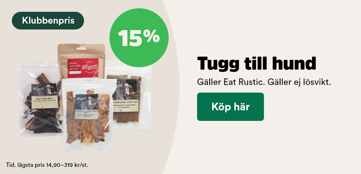 15% p&aring; Eat Rustic tuggben f&ouml;r Klubbenmedlemmar t o m 31/1 2026