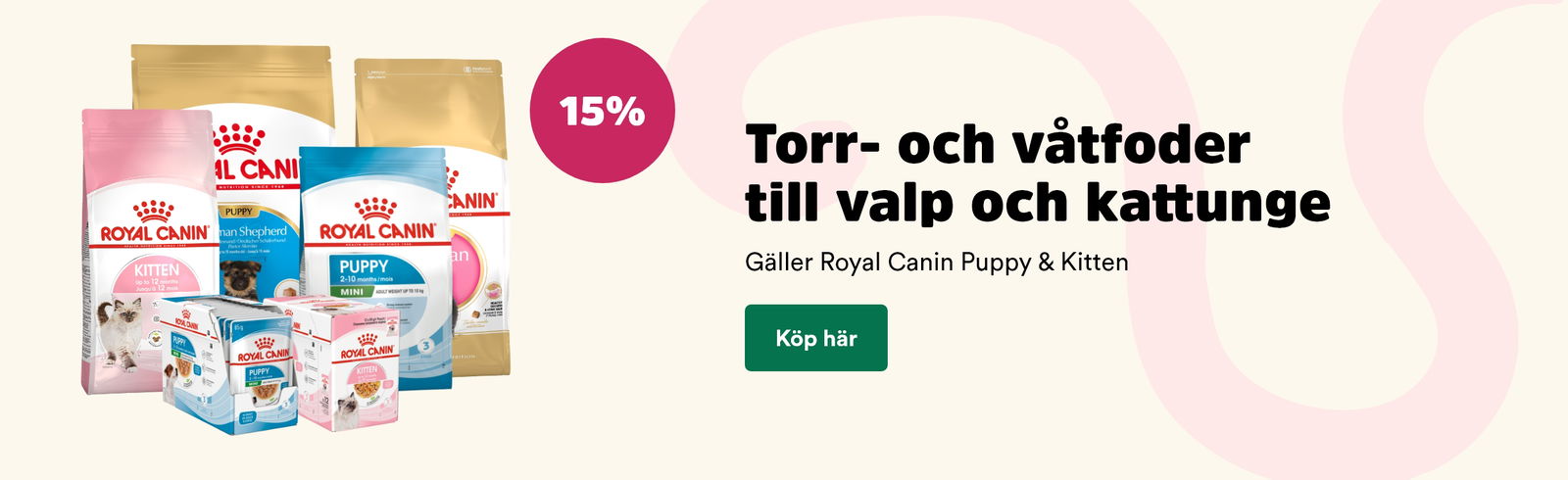 Arken Zoo Start K5 2025 Royal Canin kattunge och valp