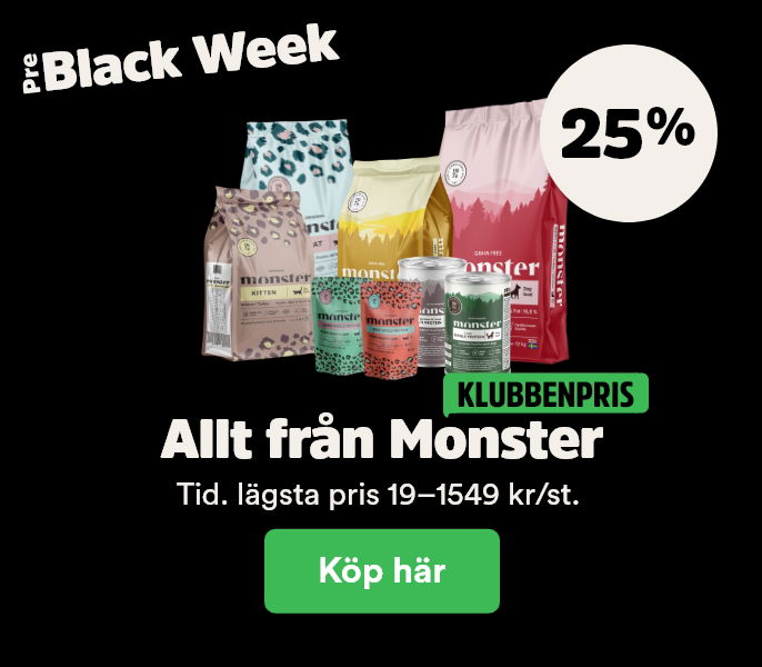 25% på Monster hela sortimentet för klubbenmedlemmar t o m 23/11. köp här