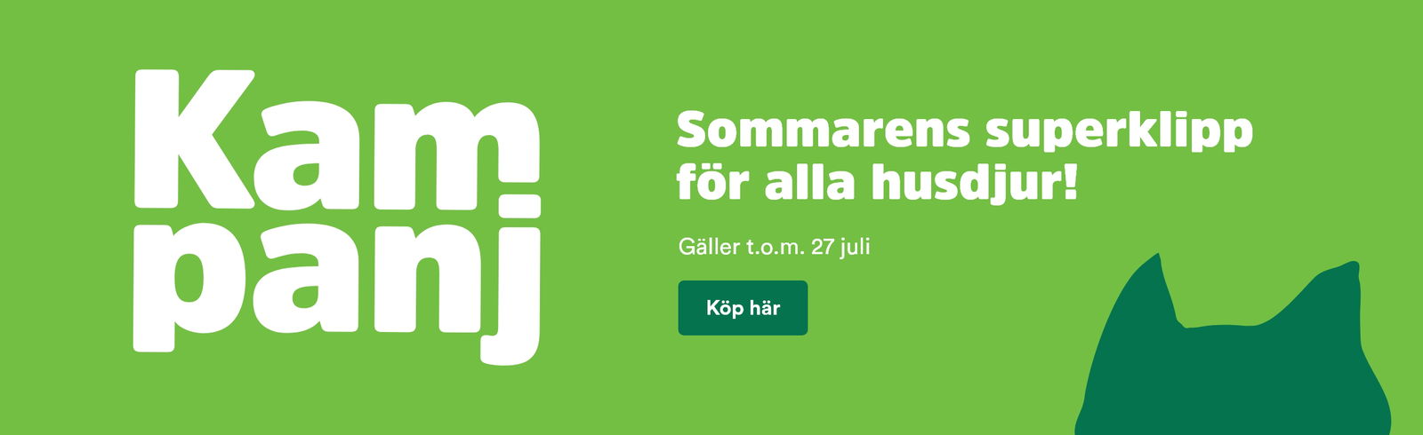 Arken Zoo Start Juli 2025 Generisk kampanjbanner