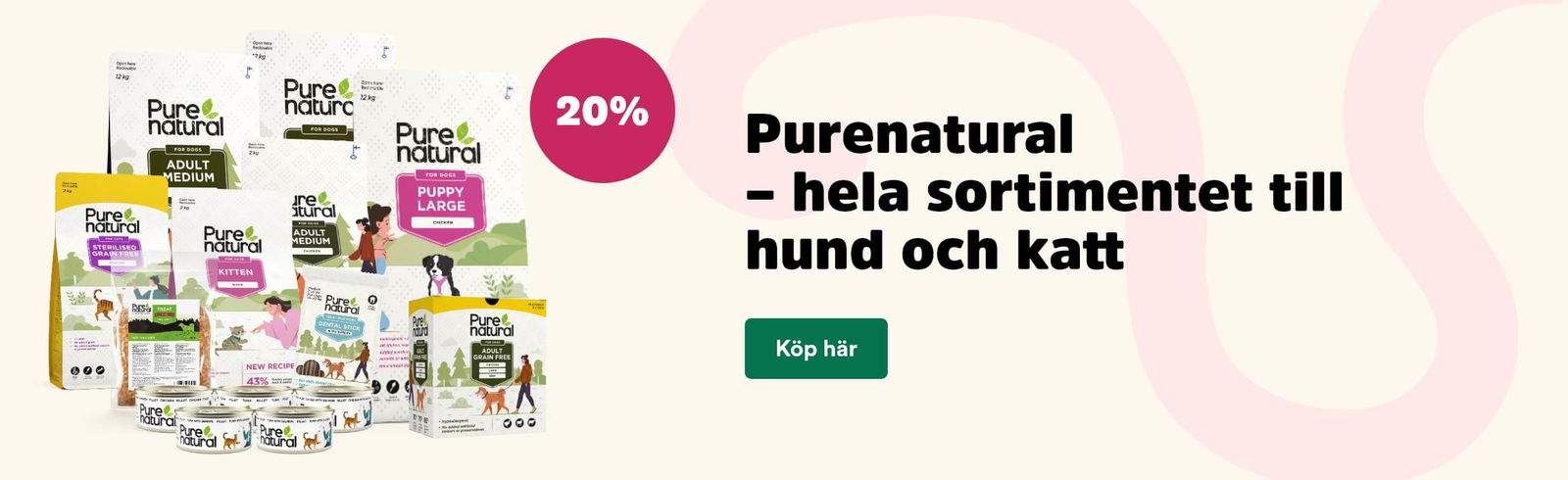 Arken Zoo Kattunge Juli 2025 20% på purenatural