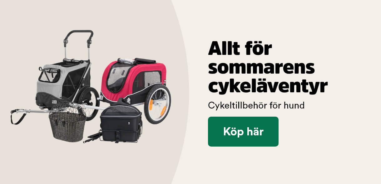 Allt f&ouml;r sommarens cykel&auml;ventyr - cykeltillbeh&ouml;r f&ouml;r hund och katt - k&ouml;p h&auml;r