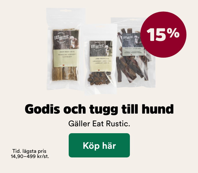 15% p&aring; Eat Rustic hundgodis & tugg t o m 4/10 - k&ouml;p h&auml;r
