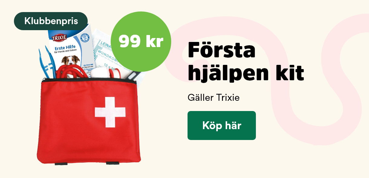 Arken Zoo Start Juli 2025 99 kr för Trixie första hjälpen-kit till husdjur