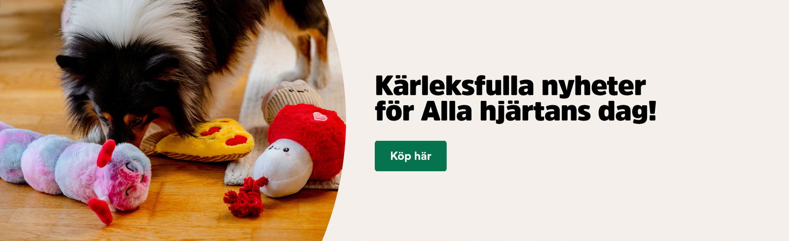 K&auml;rleksfulla nyheter f&ouml;r alla hj&auml;rtans dag, kolla in leksaker fr&aring;n Little&Bigger