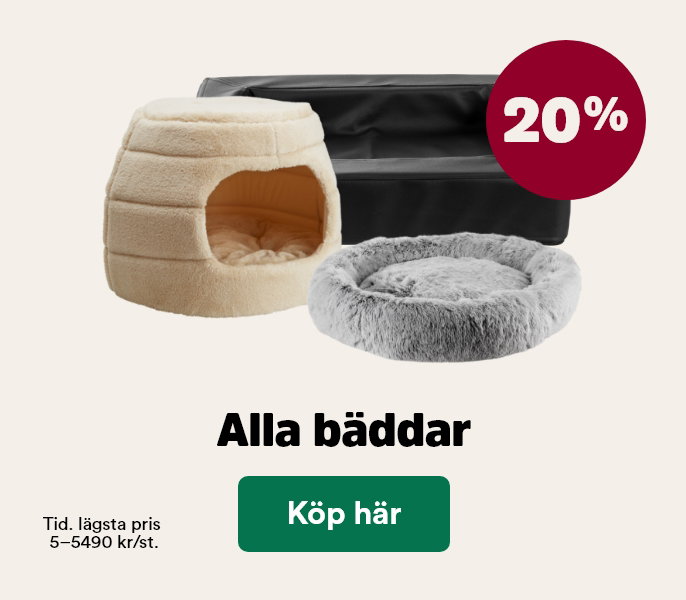 20% p&aring; alla b&auml;ddar t o m 28/6 - visa produkter
