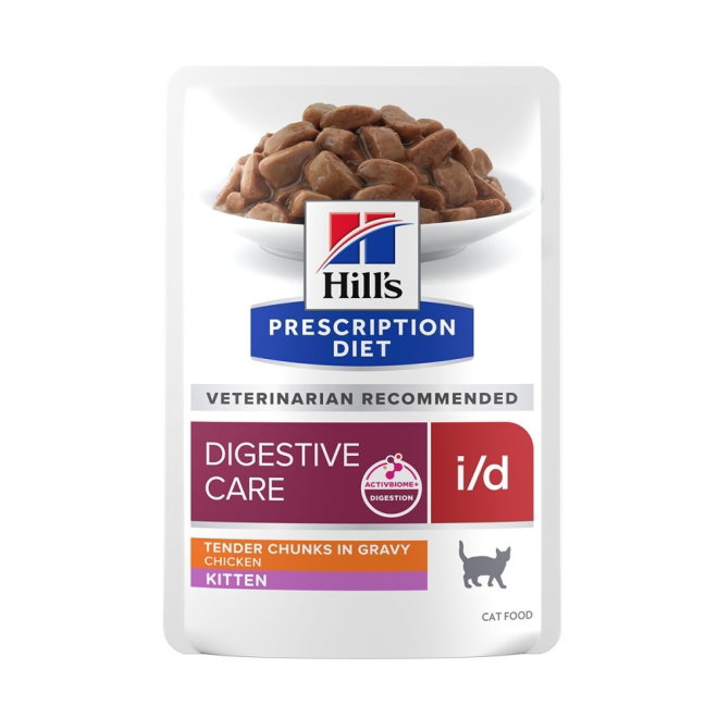 Hills Prescription Diet Feline Kitten i/d Digestive Care Chicken 12x85 g