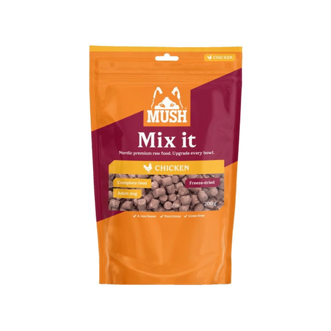Mush Dog Adult Mix it Freeze Dried Complete Chicken 200 g