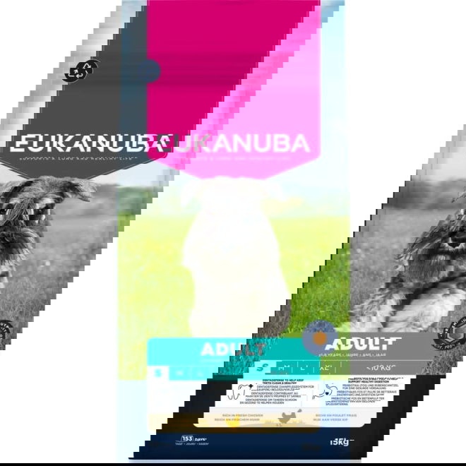 Eukanuba Dog Adult Small Breed Chicken (15 kg)