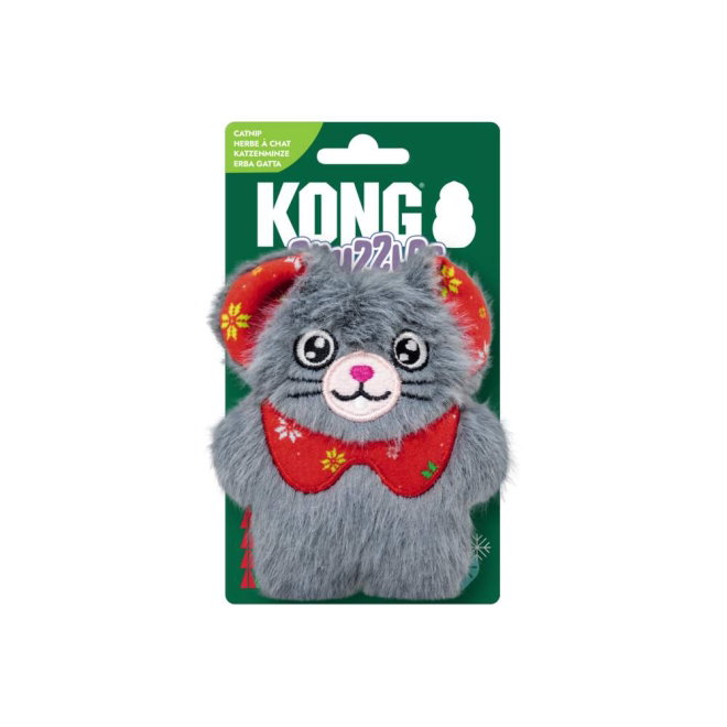 KONG Holiday26 Cat Snuzzles Mouse Gr&aring;