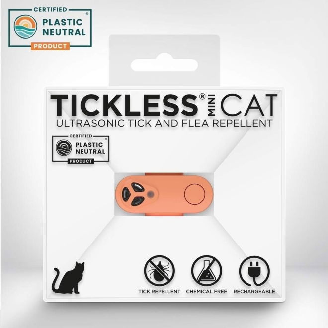 Tickless Mini Cat Elektronisk F&auml;stingavvisare (Orange)