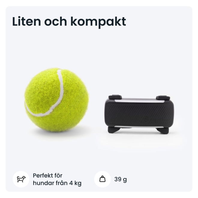 Tractive GPS & Health Tracker för Hund Svart