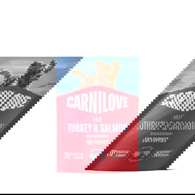 Carnilove Puppy Turkey & Salmon with Blueberries Pat&eacute; 300 g