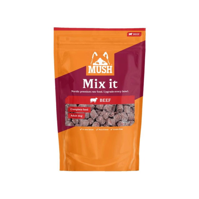 Mush Dog Adult Mix it Frozen Complete Beef 560 g