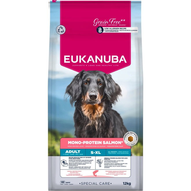 Eukanuba Dog Adult Special Care Mono-Protein Salmon (12 kg)