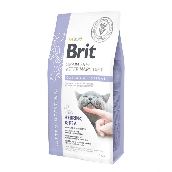 Brit Veterinary Diet Cat Gastrointestinal Grain Free Herring & Pea (5 kg)
