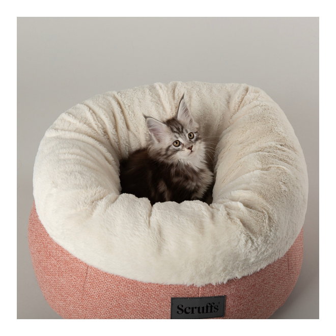 Scruffs Seattle Sanctuary Kattb&auml;dd Rosa 45 cm