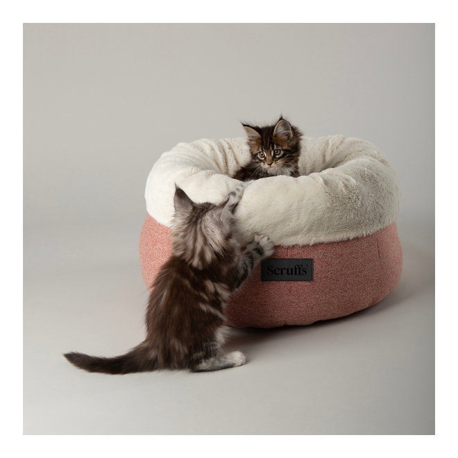 Scruffs Seattle Sanctuary Kattb&auml;dd Rosa 45 cm