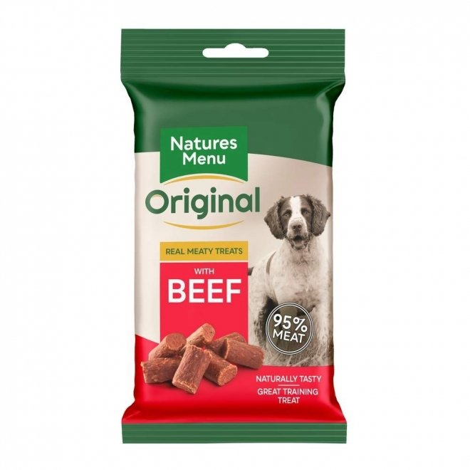 NaturesMenu Dog Real Meaty Treats Beef 60 g