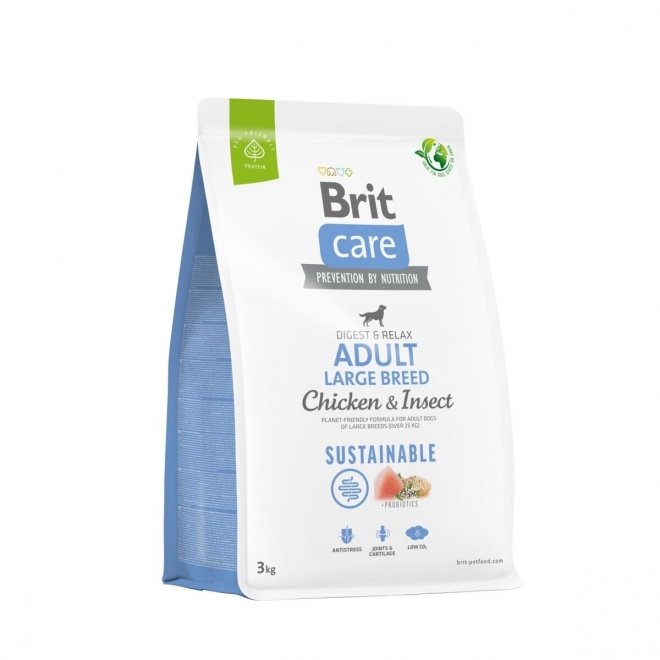 Brit Care Dog Adult Sustainable Large Breed Chicken & Insect (3 kg)