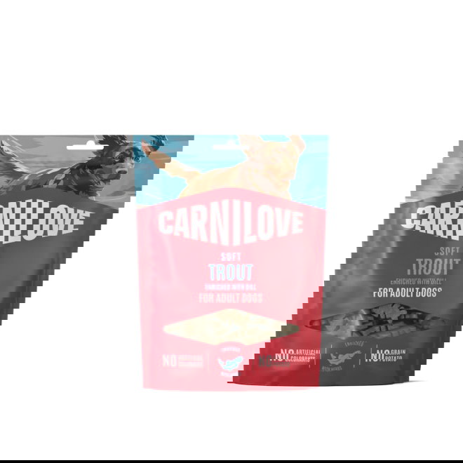 Carnilove Dog Soft Snack Trout with Dill 200 g