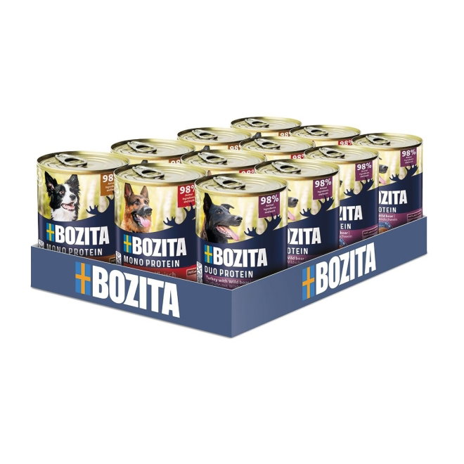 Bozita Dog Adult Pat&eacute; Mixflak 12 x 400 g