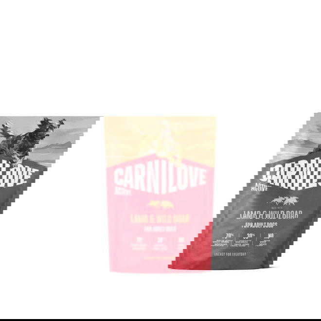 Carnilove Dog Adult Active Lamb & Wild boar (1,5 kg)