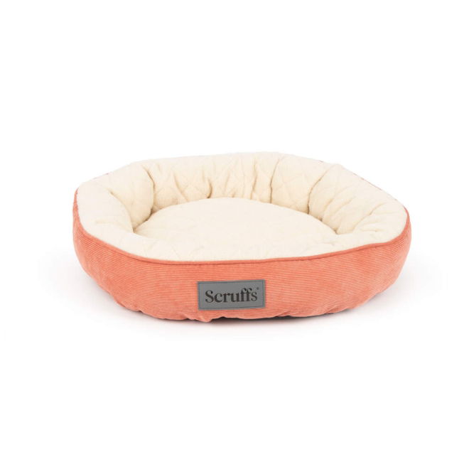 Scruffs Thermal Rund Kattbädd Terracotta 50 cm