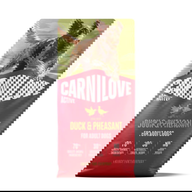 Carnilove Dog Adult Active Duck & Pheasant (12 kg)