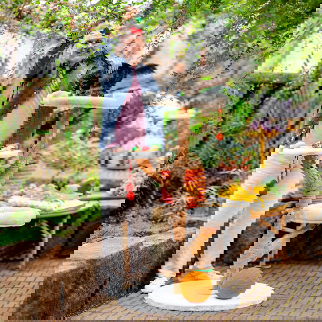 Little&Bigger Juicy Vibes Kl&ouml;str&auml;d Frukt 134 cm