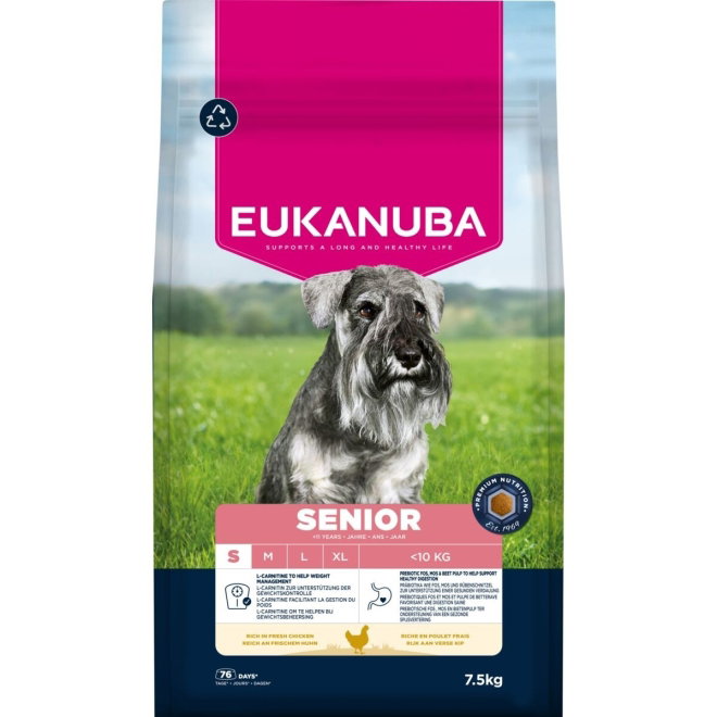 Eukanuba Dog Senior Small Breed Chicken (7,5 kg)