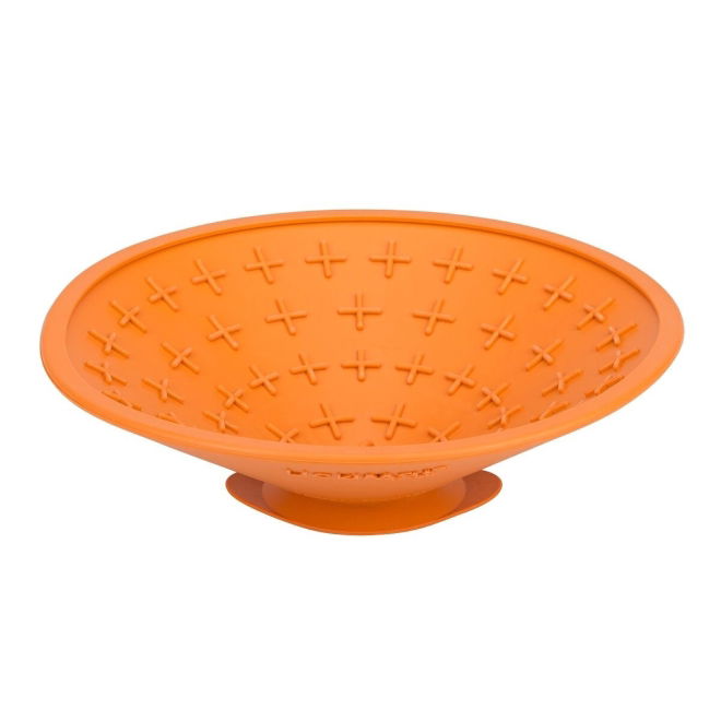 LickiMat Splash Slickmatta Orange 20 cm