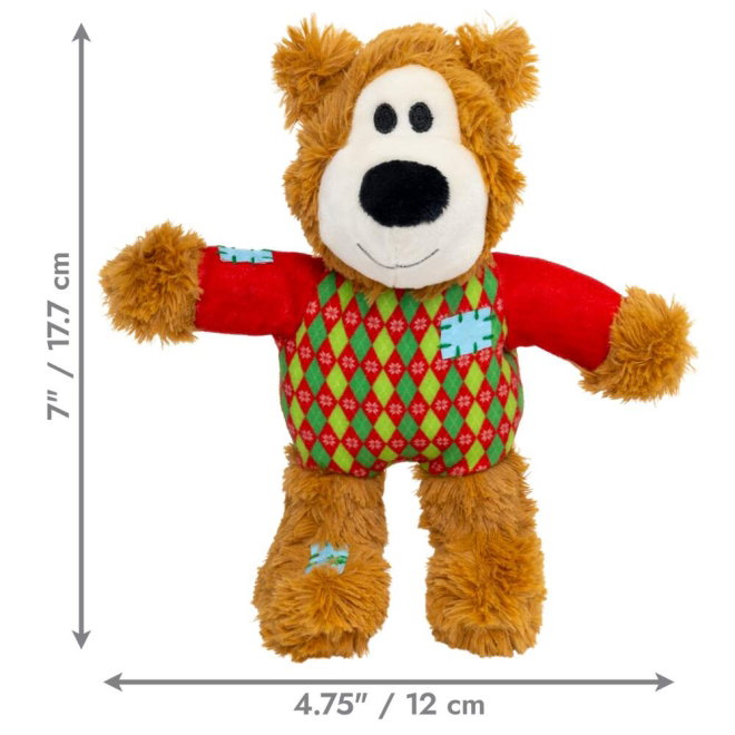 KONG Holiday26 Wild Knots SweaterBear R&ouml;d 18 cm