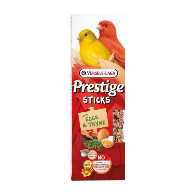 Versele-Laga Prestige Sticks Canaries Eggs & Thyme 60 g