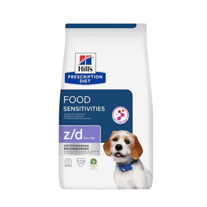 Hills Prescription Diet dog z/d Food Sensitivities Low Fat Hydrolysed Soy