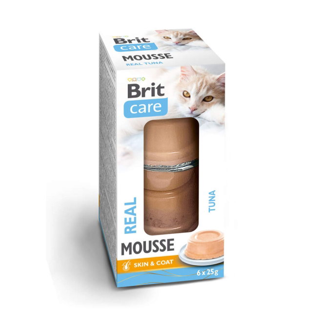 Brit Care Cat Adult Mousse Real Tuna 6x25 g
