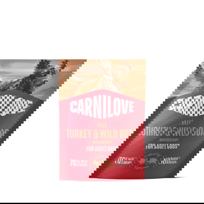 Carnilove Dog Adult Turkey & Wild boar with Rosehips Pat&eacute; 300 g