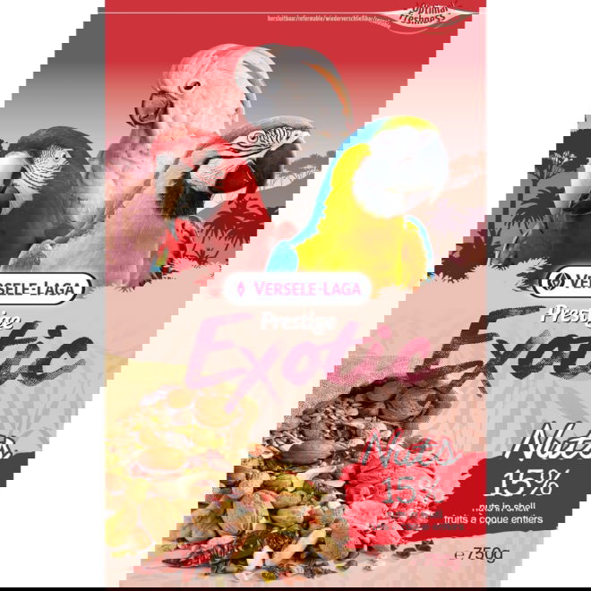 Versele-Laga Prestige Premium Exotic Nuts Mix Papegoja 750 g